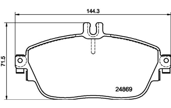 Kit de plaquettes de frein, frein à disque 8DB 355 019-721 Hella, Image 7