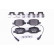 Kit de plaquettes de frein, frein à disque 8DB 355 019-961 Hella