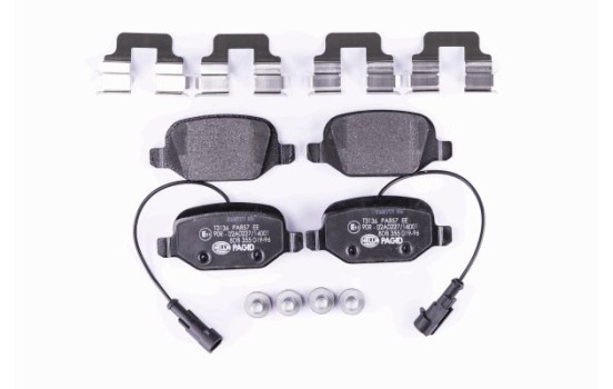 Kit de plaquettes de frein, frein à disque 8DB 355 019-961 Hella
