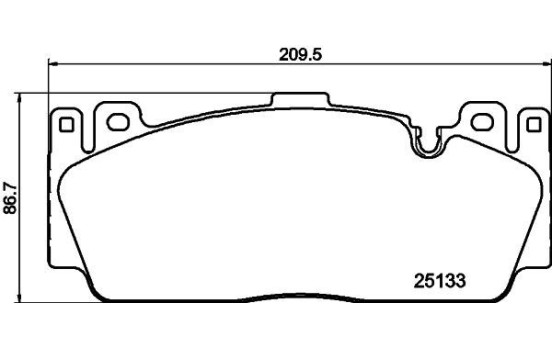 Kit de plaquettes de frein, frein à disque 8DB 355 019-991 Hella, Image 4