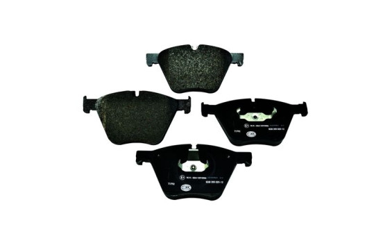 Kit de plaquettes de frein, frein à disque 8DB 355 020-121 Hella