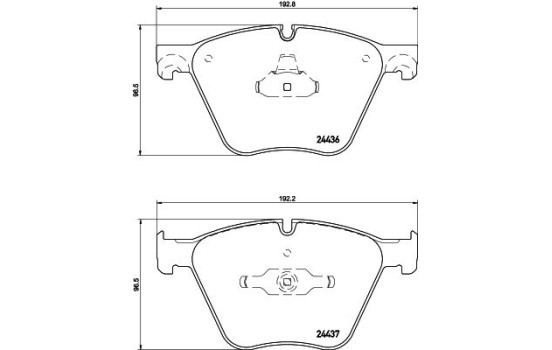 Kit de plaquettes de frein, frein à disque 8DB 355 020-121 Hella, Image 4