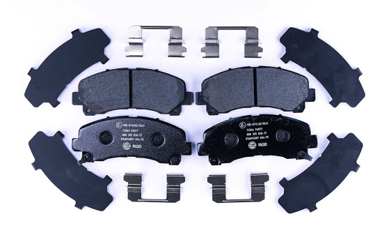 Kit de plaquettes de frein, frein à disque 8DB 355 020-171 Hella
