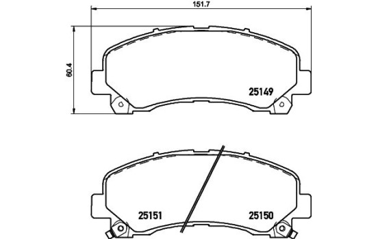 Kit de plaquettes de frein, frein à disque 8DB 355 020-171 Hella, Image 5