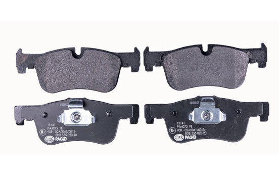 Kit de plaquettes de frein, frein à disque 8DB 355 020-201 Hella