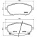 Kit de plaquettes de frein, frein à disque 8DB 355 020-281 Hella, Vignette 7