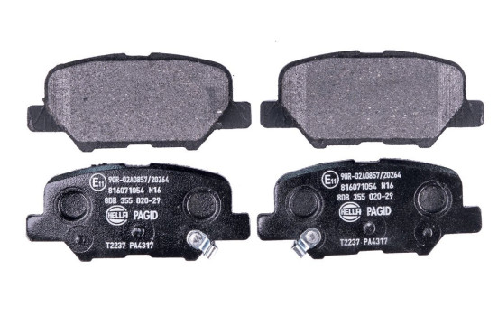 Kit de plaquettes de frein, frein à disque 8DB 355 020-291 Hella