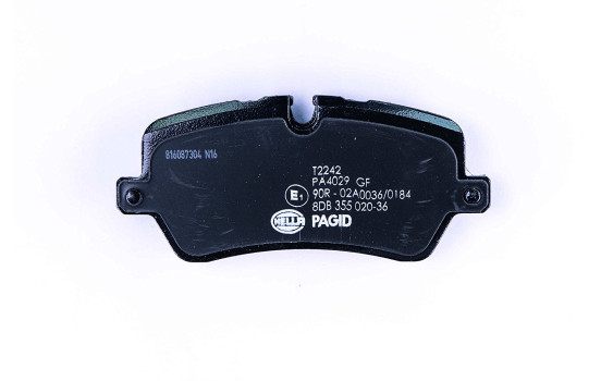 Kit de plaquettes de frein, frein à disque 8DB 355 020-361 Hella, Image 3