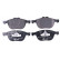 Kit de plaquettes de frein, frein à disque 8DB 355 020-411 Hella
