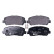 Kit de plaquettes de frein, frein à disque 8DB 355 020-511 Hella