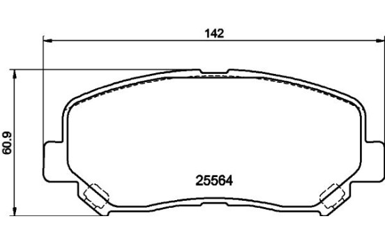 Kit de plaquettes de frein, frein à disque 8DB 355 020-511 Hella, Image 7