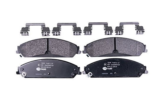 Kit de plaquettes de frein, frein à disque 8DB 355 020-541 Hella