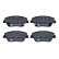 Kit de plaquettes de frein, frein à disque 8DB 355 020-551 Hella, Vignette 6