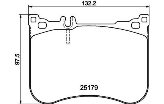 Kit de plaquettes de frein, frein à disque 8DB 355 020-581 Hella, Image 4