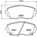 Kit de plaquettes de frein, frein à disque 8DB 355 020-611 Hella, Vignette 4