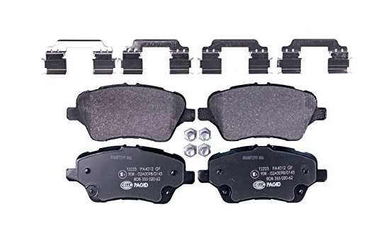 Kit de plaquettes de frein, frein à disque 8DB 355 020-621 Hella
