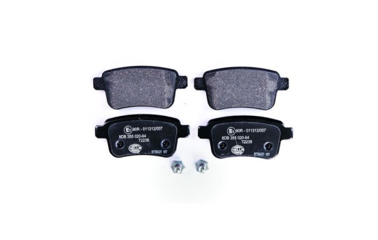 Kit de plaquettes de frein, frein à disque 8DB 355 020-641 Hella