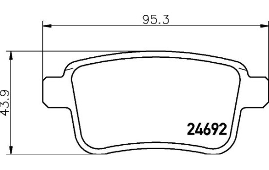 Kit de plaquettes de frein, frein à disque 8DB 355 020-641 Hella, Image 4