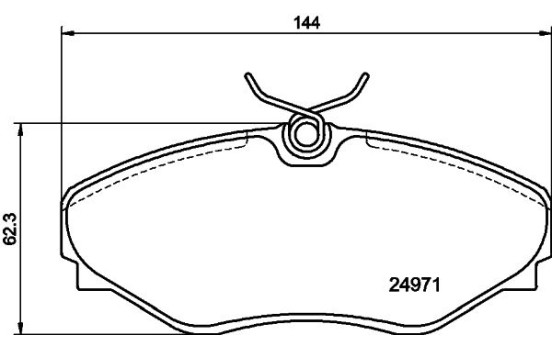 Kit de plaquettes de frein, frein à disque 8DB 355 020-731 Hella, Image 7