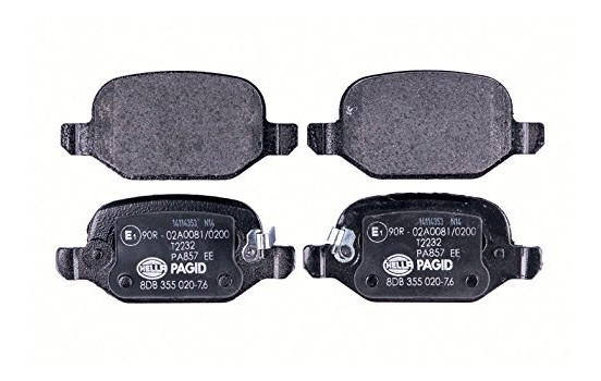Kit de plaquettes de frein, frein à disque 8DB 355 020-761 Hella