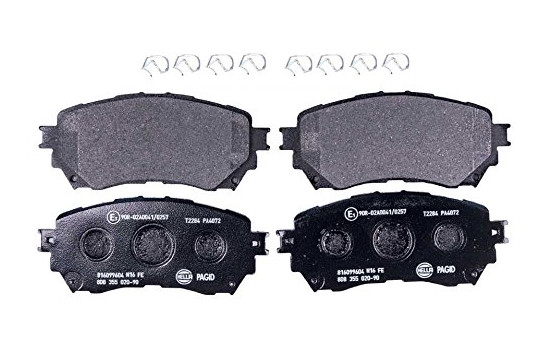 Kit de plaquettes de frein, frein à disque 8DB 355 020-901 Hella