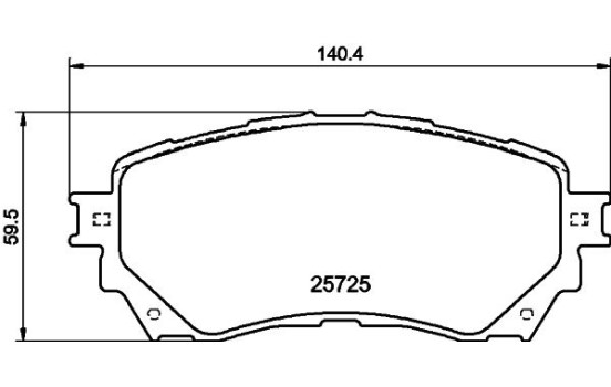 Kit de plaquettes de frein, frein à disque 8DB 355 020-901 Hella, Image 7
