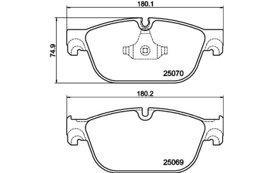 Kit de plaquettes de frein, frein à disque 8DB 355 021-141 Hella, Image 7