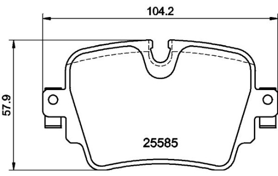 Kit de plaquettes de frein, frein à disque 8DB 355 021-161 Hella, Image 4