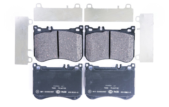 Kit de plaquettes de frein, frein à disque 8DB 355 021-211 Hella