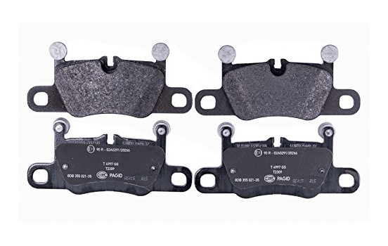 Kit de plaquettes de frein, frein à disque 8DB 355 021-351 Hella