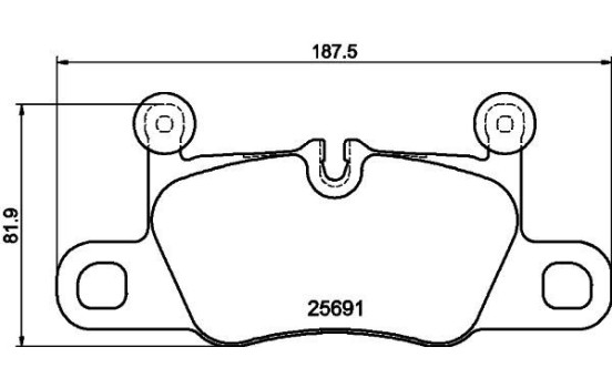 Kit de plaquettes de frein, frein à disque 8DB 355 021-351 Hella, Image 7