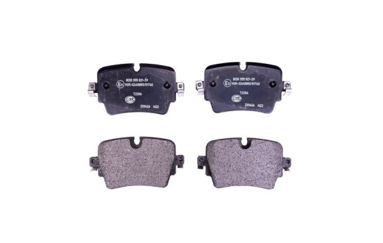 Kit de plaquettes de frein, frein à disque 8DB 355 021-391 Hella