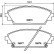 Kit de plaquettes de frein, frein à disque 8DB 355 021-421 Hella