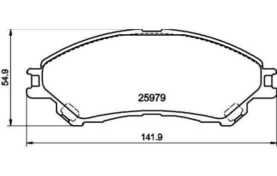 Kit de plaquettes de frein, frein à disque 8DB 355 021-461 Hella, Image 4
