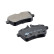 Kit de plaquettes de frein, frein à disque 8DB 355 021-511 Hella, Vignette 2
