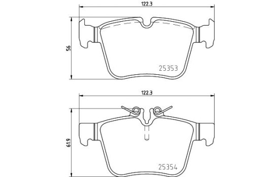 Kit de plaquettes de frein, frein à disque 8DB 355 021-831 Hella, Image 4