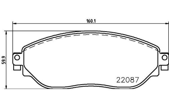 Kit de plaquettes de frein, frein à disque 8DB 355 021-891 Hella, Image 4