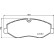 Kit de plaquettes de frein, frein à disque 8DB 355 021-961 Hella