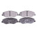 Kit de plaquettes de frein, frein à disque 8DB 355 021-961 Hella, Vignette 2