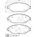 Kit de plaquettes de frein, frein à disque 8DB 355 021-971 Hella