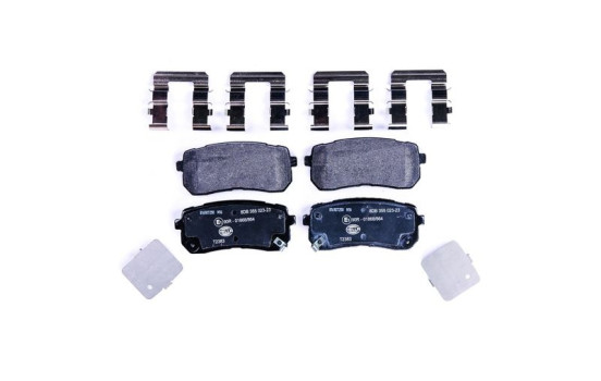 Kit de plaquettes de frein, frein à disque 8DB 355 023-231 Hella
