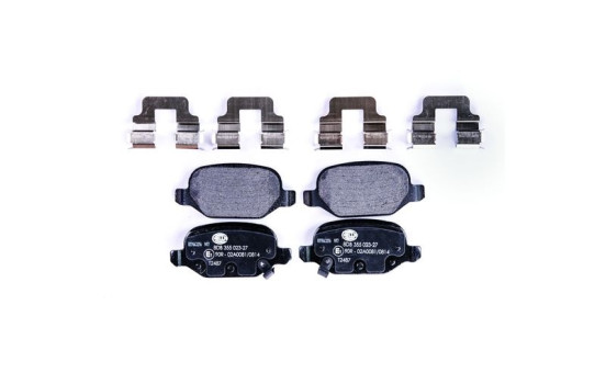 Kit de plaquettes de frein, frein à disque 8DB 355 023-271 Hella