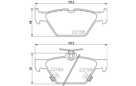 Kit de plaquettes de frein, frein à disque 8DB 355 023-341 Hella, Image 4