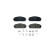 Kit de plaquettes de frein, frein à disque 8DB 355 023-391 Hella