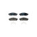 Kit de plaquettes de frein, frein à disque 8DB 355 023-401 Hella