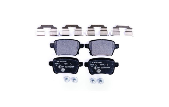 Kit de plaquettes de frein, frein à disque 8DB 355 024-651 Hella