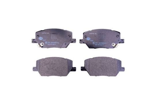 Kit de plaquettes de frein, frein à disque 8DB 355 024-711 Hella