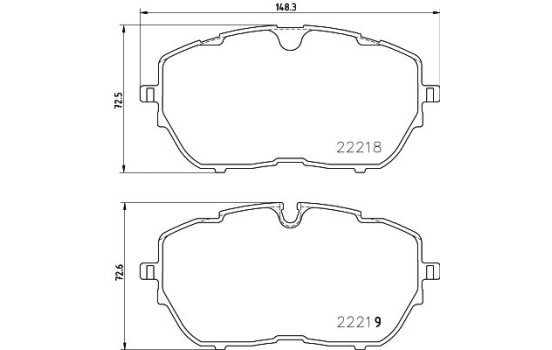Kit de plaquettes de frein, frein à disque 8DB 355 024-731 Hella, Image 4