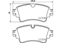 Kit de plaquettes de frein, frein à disque 8DB 355 024-791 Hella