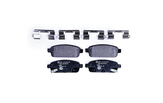 Kit de plaquettes de frein, frein à disque 8DB 355 024-861 Hella